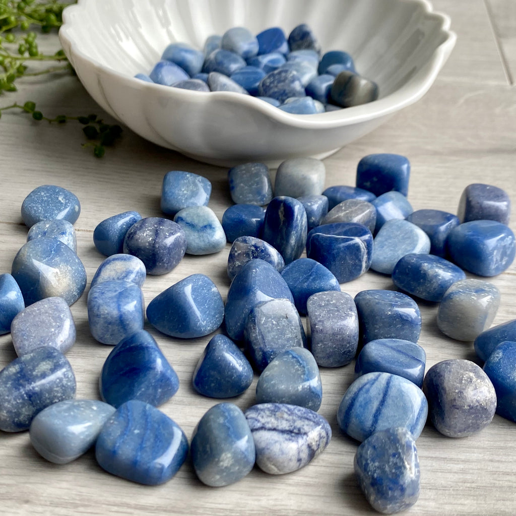 Blue Aventurine Tumbled Pocket Stone Specimen – Wholehearted Crystal Creations