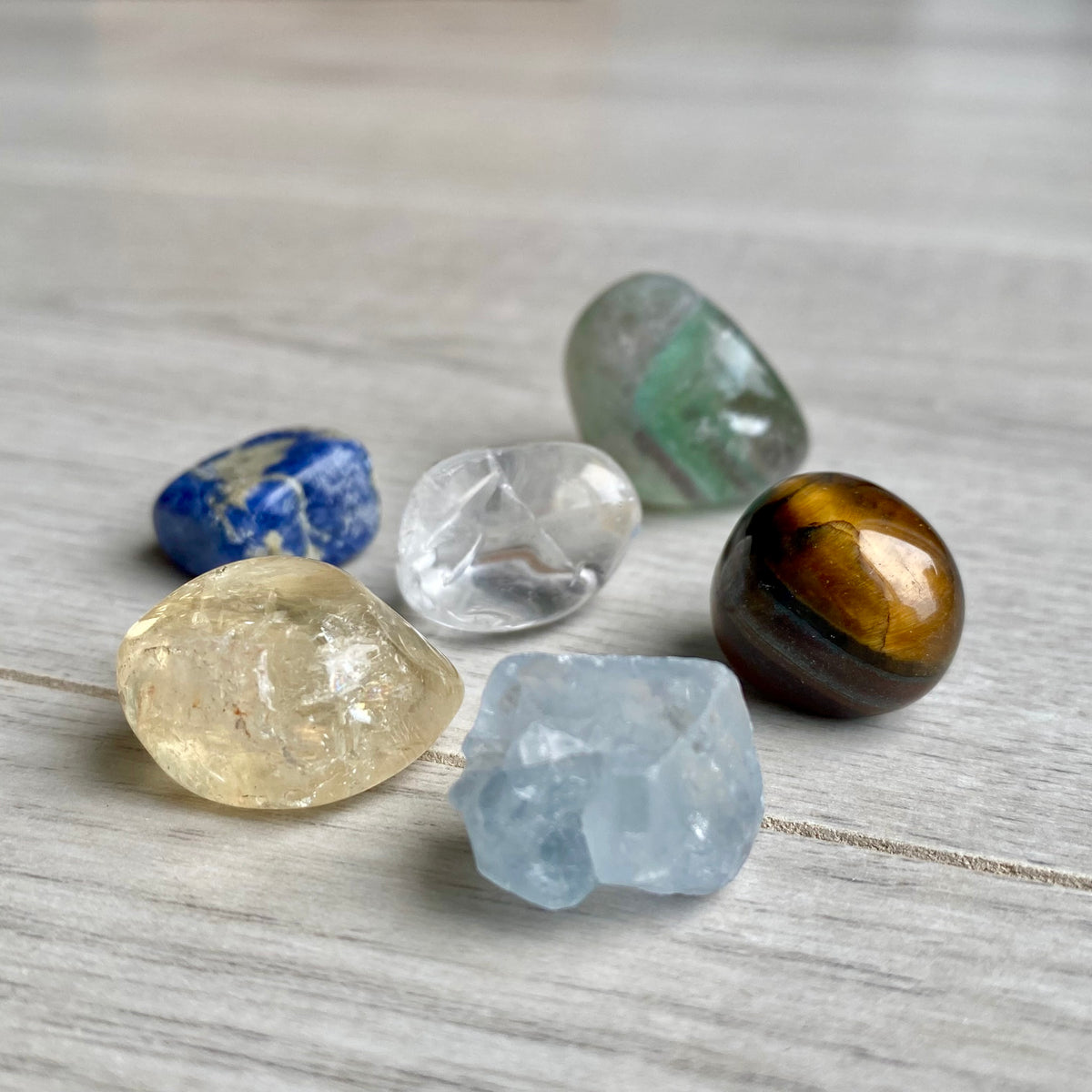 Concentration Focus Pocket Stone Crystal Set – Wholehearted Crystal Creations