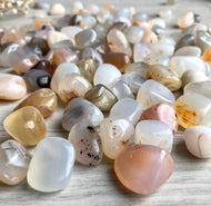 Agate Tumbled Pocket Stone Crystal Specimen – Wholehearted Crystal Creations