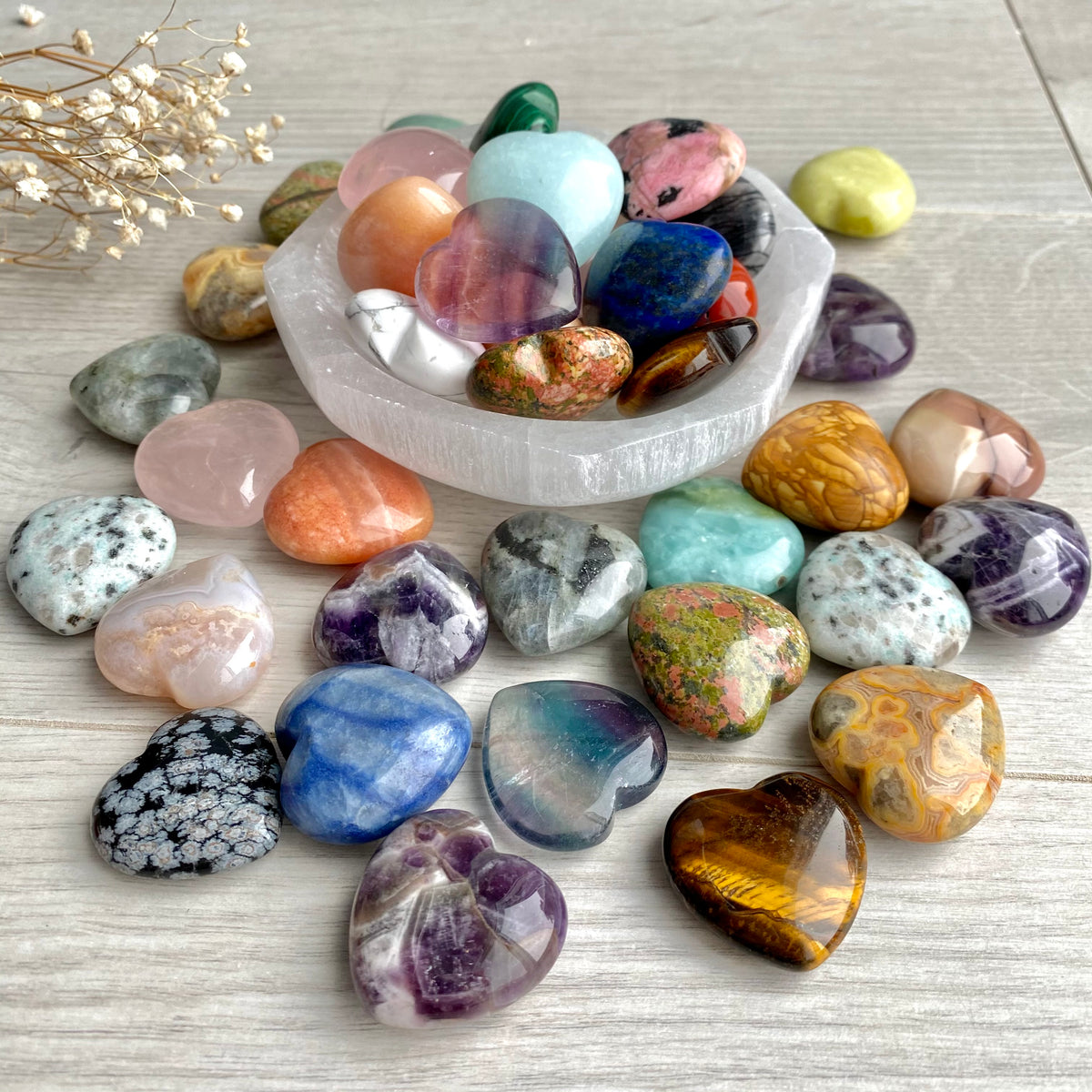 Mystery Heart Shape Crystal Specimen – Wholehearted Crystal Creations