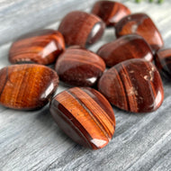 Red Tiger's Eye Tumbled Pocket Stone Specimen – Wholehearted Crystal Creations