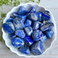 Lapis Lazuli Large Tumbled Pocket Stone Crystal Specimen – Wholehearted Crystal Creations