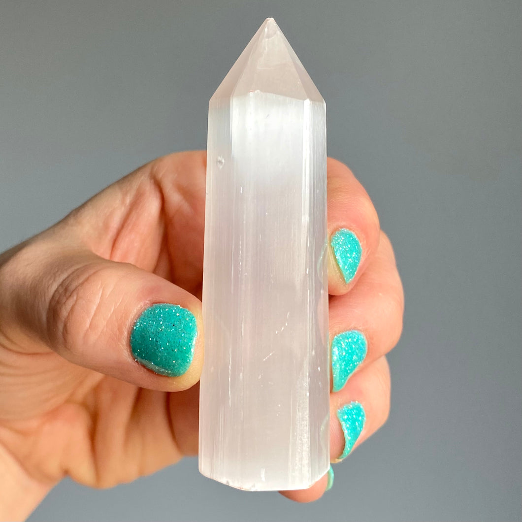 Selenite Tower Crystal Specimen (2)