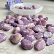 Lepidolite Extra Small Tumbled Pocket Stone Crystal – Wholehearted Crystal Creations