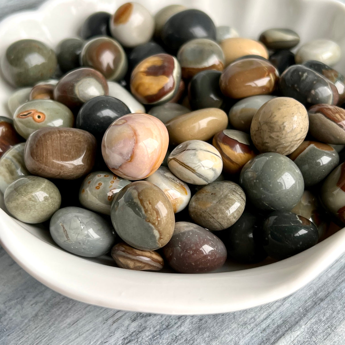 Polychrome Jasper Small Tumbled Pocket Stone Crystal Specimen – Wholehearted Crystal Creations