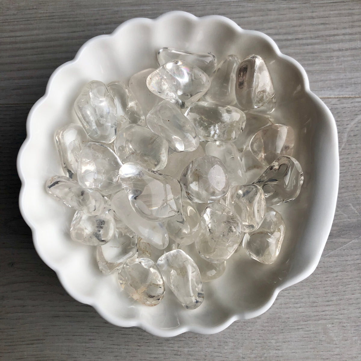 Clear Quartz Pocket Stone Tumbled Crystal Specimen Medium – Wholehearted Crystal Creations