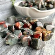 Bloodstone Tumbled Pocket Stone Crystal Specimen – Wholehearted Crystal Creations