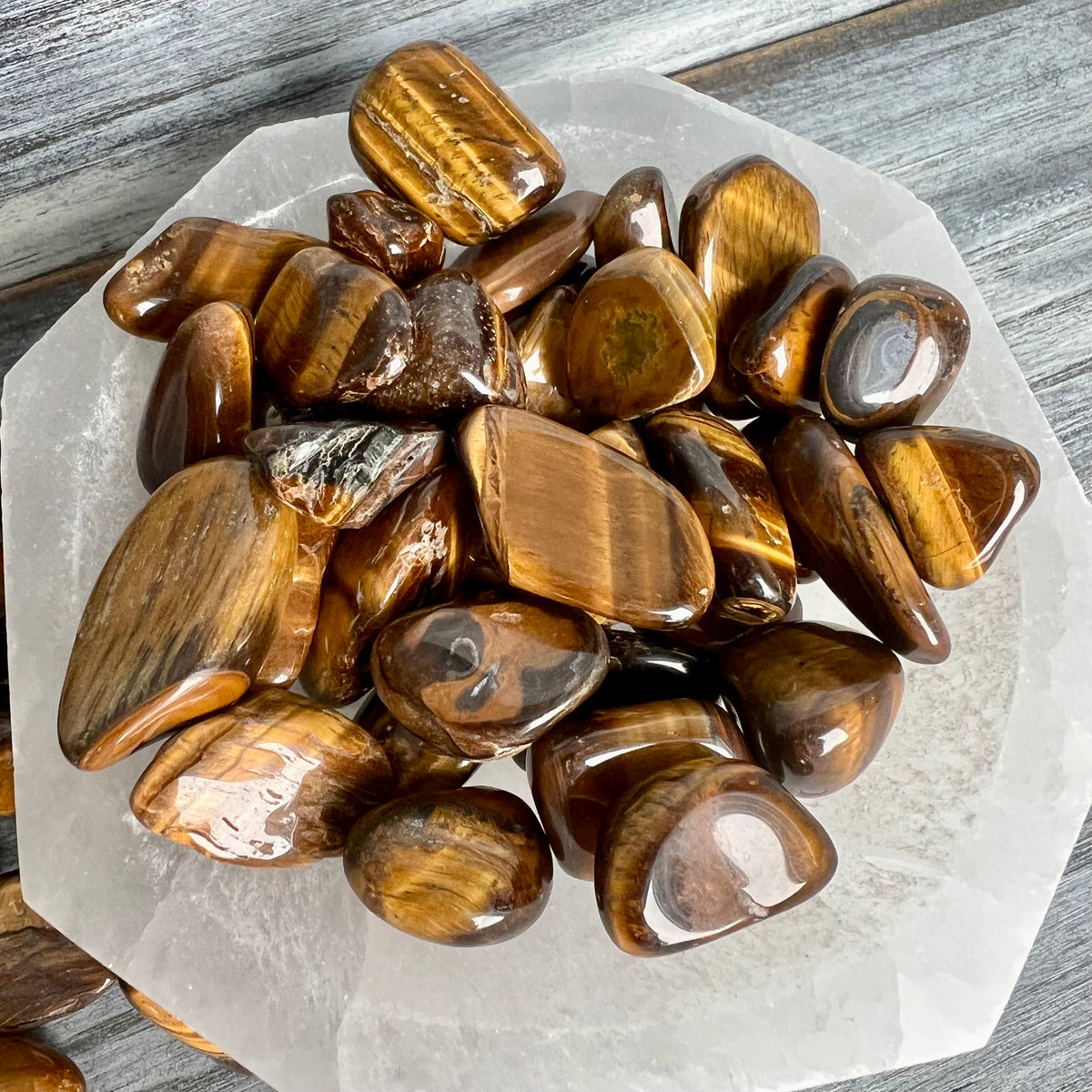 Tiger's Eye Extra Small Tumbled Pocket Stone Crystal Specimen – Wholehearted Crystal Creations