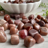 Strawberry Quartz Tumbled Pocket Stone Specimen – Wholehearted Crystal Creations