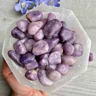 Lepidolite Small Tumbled Pocket Stone Crystal – Wholehearted Crystal Creations