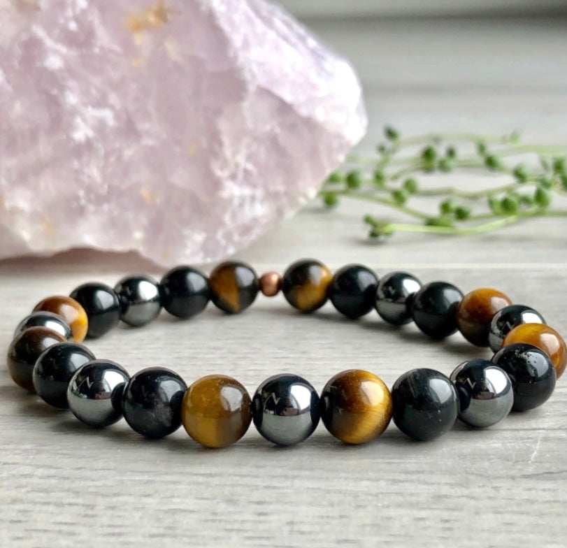 Ultimate Protection Grounding Stretch Bracelet – Wholehearted Crystal Creations