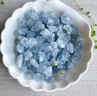 Celestite Raw Pocket Stone Specimen Large – Wholehearted Crystal Creations
