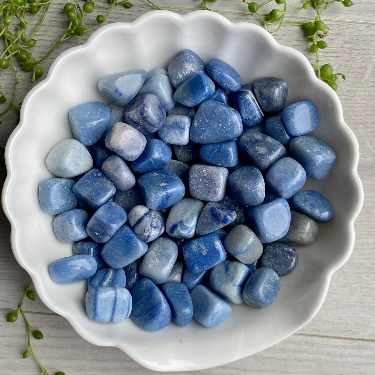 Blue Aventurine Tumbled Pocket Stone Specimen – Wholehearted Crystal Creations