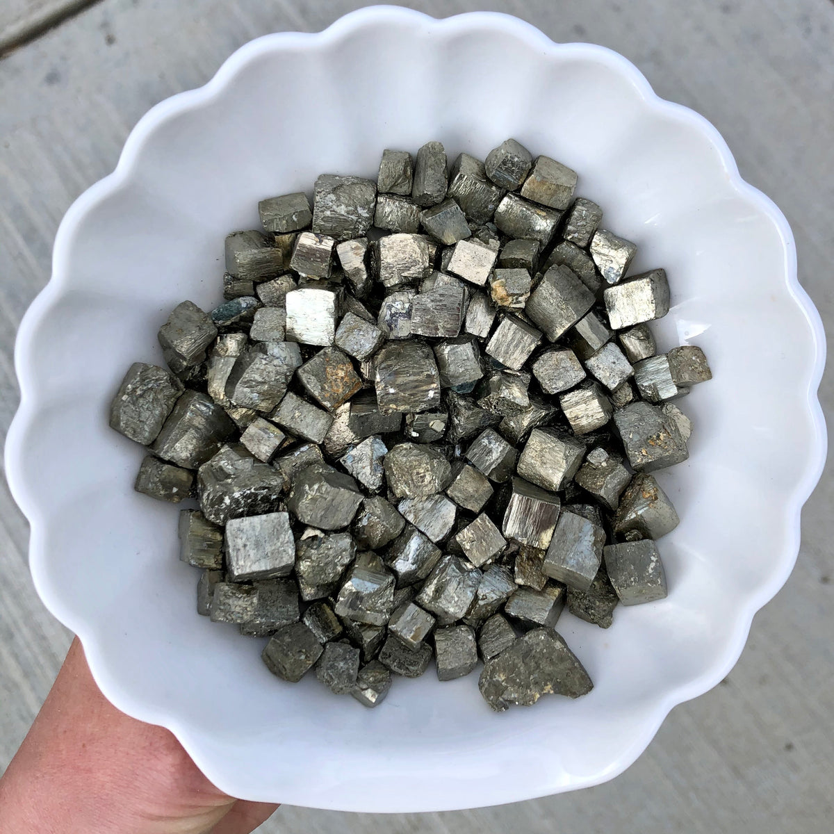 Pyrite Cube Medium Raw Pocket Stone – Wholehearted Crystal Creations