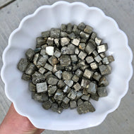 Pyrite Cube Medium Raw Pocket Stone – Wholehearted Crystal Creations