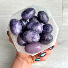 Lepidolite tumbled pocket stone crystal (large)