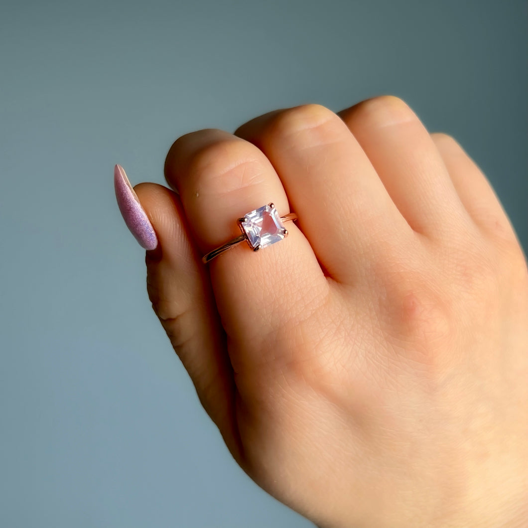 Lavender hot sale quartz ring