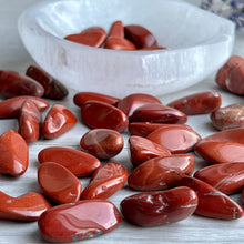 Red Jasper pocket stone crystal specimen