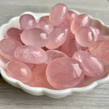 Rose Quartz tumbles (LG) egg pocket stone crystal specimen