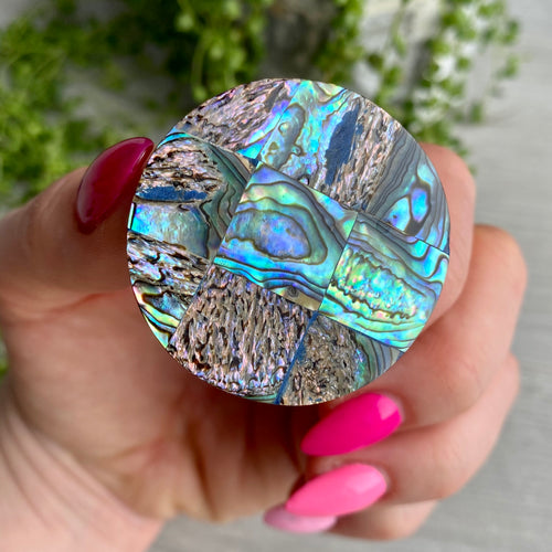 Abalone Shell Phone Pop Socket – Wholehearted Crystal Creations