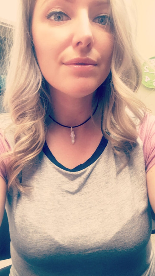 Angel Aura Wire Wrapped Choker Necklace – Wholehearted Crystal Creations