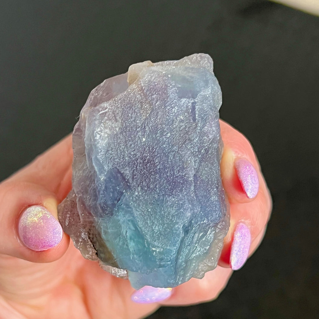 Blue (Aqua) Fluorite Raw Crystal Specimen (04)