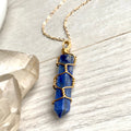 Sodalite Wire Wrapped Crystal Necklace – Wholehearted Crystal Creations
