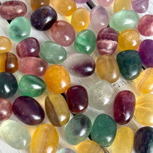 Rainbow Fluorite (med) Tumbled Pocket Stone Crystal Specimen