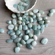 Aquamarine Tumbled Pocket Stone Small – Wholehearted Crystal Creations