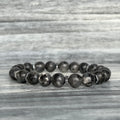 Larvikite Black Labradorite Hematite Stretch Bracelet – Wholehearted Crystal Creations