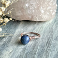 Sodalite Wire Wrapped Ring – Wholehearted Crystal Creations
