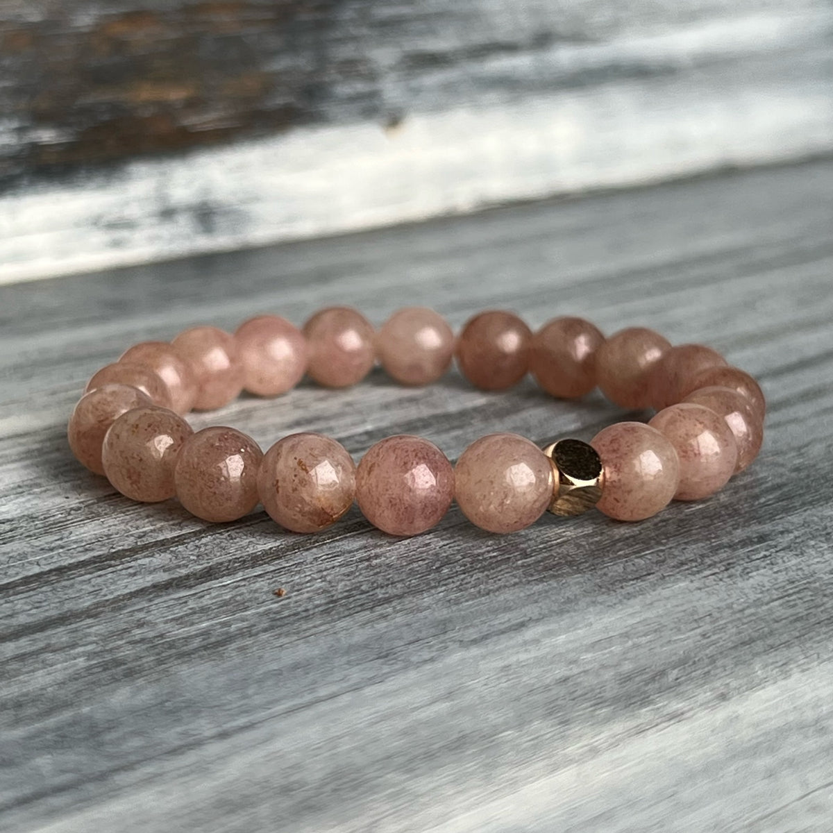 Strawberry Quartz Hematite Stretch Bracelet – Wholehearted Crystal Creations