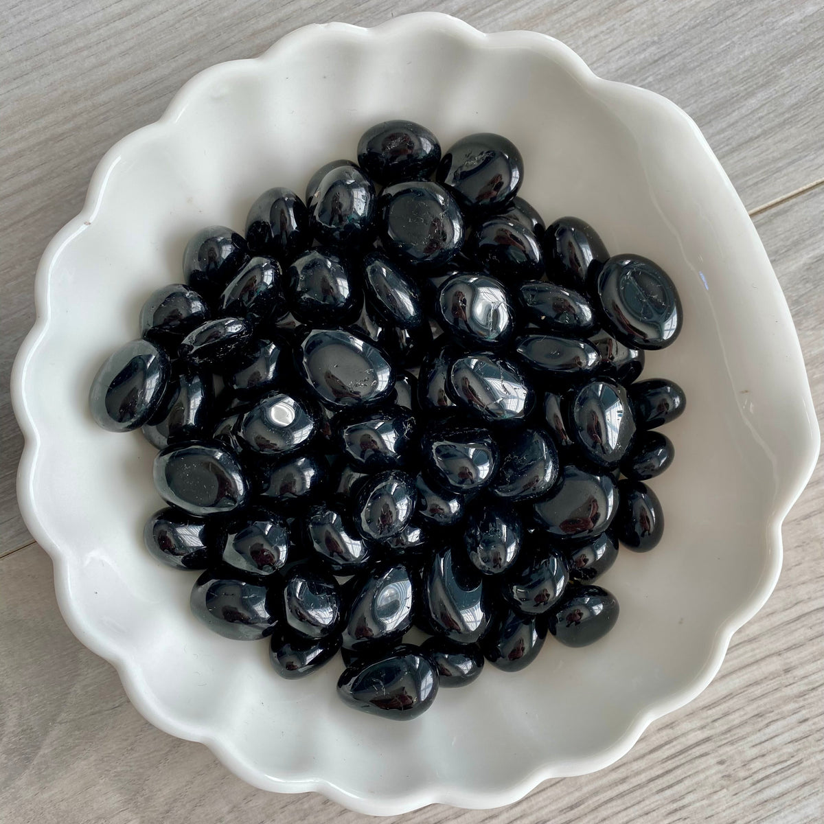 Black Tourmaline Medium Tumbled Pocket Stone – Wholehearted Crystal Creations