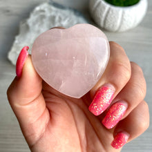 Rose Quartz Polished Heart Crystal Specimen (RQH14)
