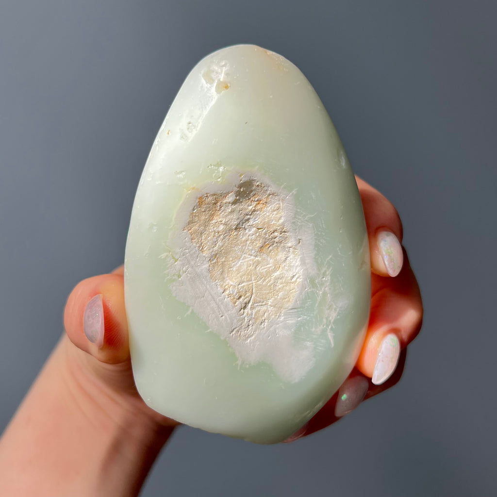 Chrysoprase Freestanding Crystal Specimen – Wholehearted Crystal Creations