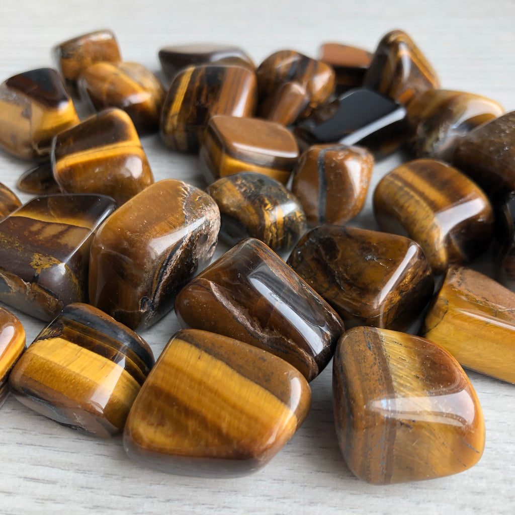 Tiger's Eye Tumbled Pocket Stone Crystal Specimen – Wholehearted Crystal Creations