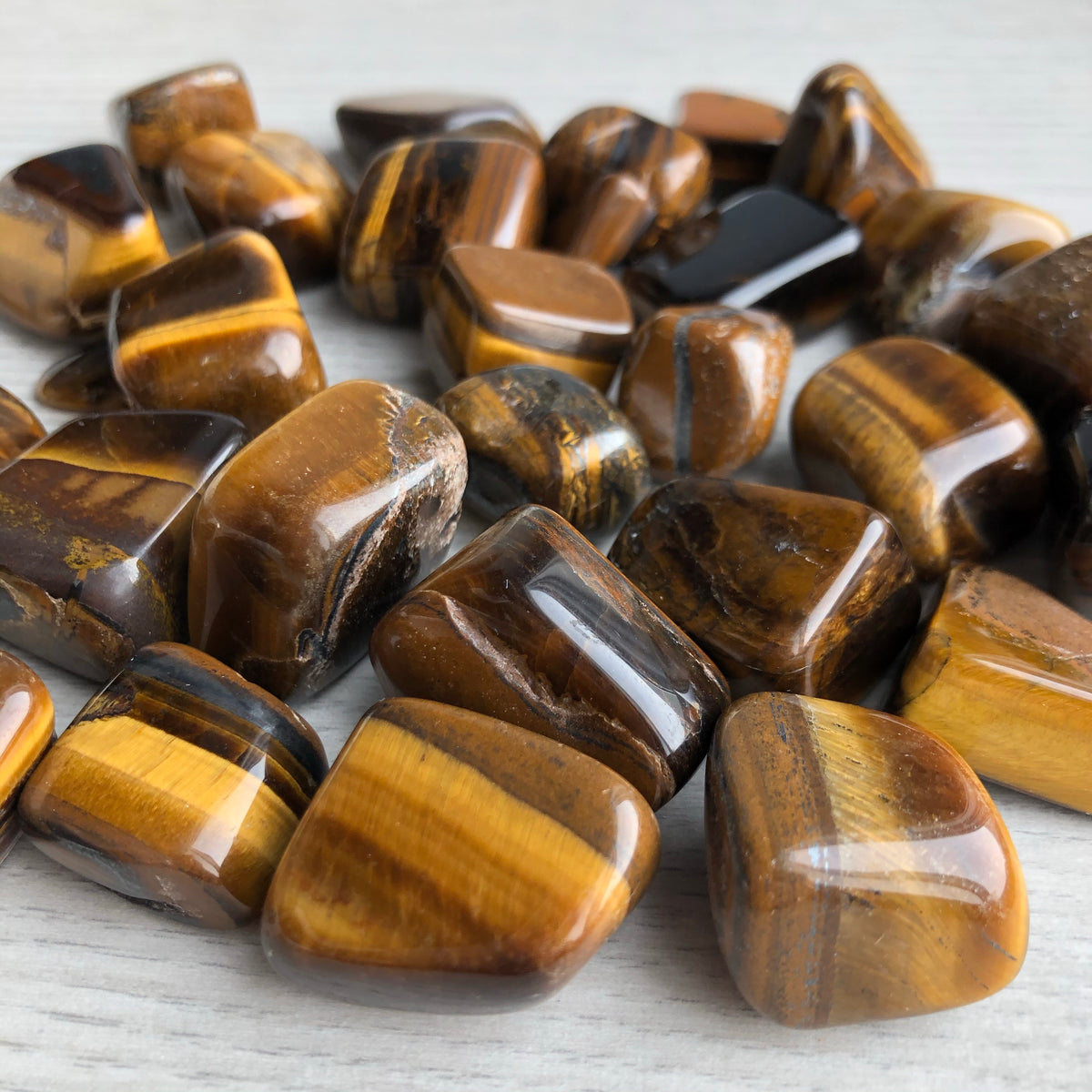 Tiger's Eye Tumbled Pocket Stone Crystal Specimen – Wholehearted Crystal Creations