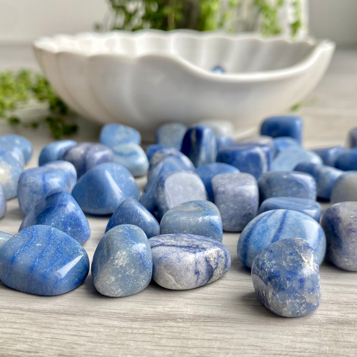 Blue Aventurine Tumbled Pocket Stone Specimen – Wholehearted Crystal Creations