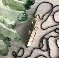 Pyrite Wire Wrapped Pendant – Wholehearted Crystal Creations